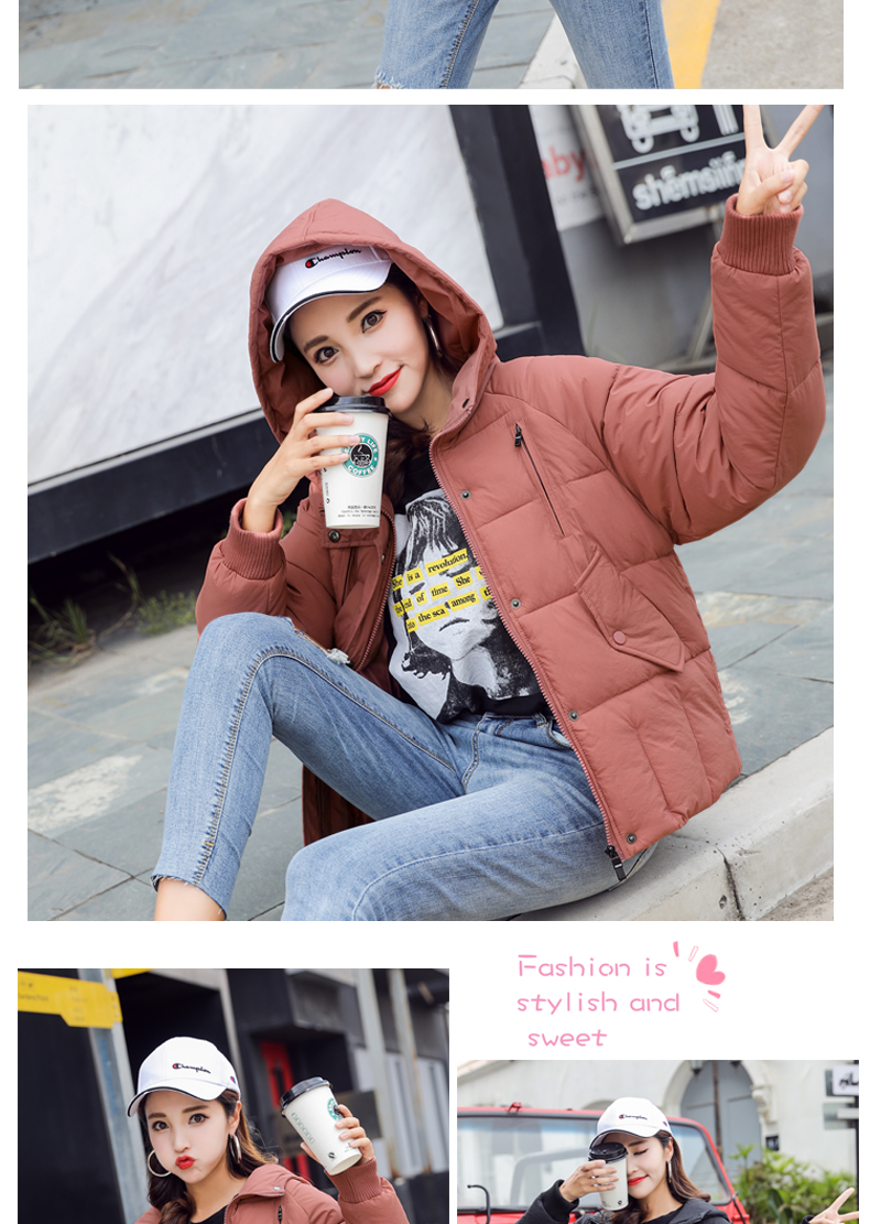 Bánh mì quần áo ngắn cotton nhỏ áo khoác cotton 2017 mùa đông nữ mới áo khoác nữ xuống bông pad mùa đông áo phao nữ dáng dài 2020