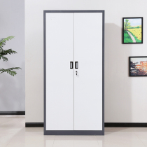 Three-flower-card office filing cabinet with door-door filing cabinet Tin Cabinet Thickened With Lock Information Cabinet Office Furniture Cabinet