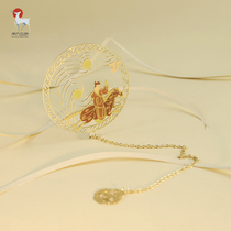 Oriental secret language Gansu Provincial Museum chased the wind a national wind classical hollow metal bookmarks creative gifts students