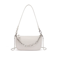 Белая маленькая цепочка, цепь, ремешок для сумки