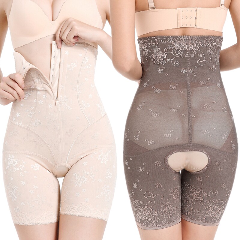 Prolific high waist rear pull chain slim fit reinforcement reduced abdominal beam waist lifting hip plastic leg belly children Summer beauty body plastic body underwear