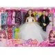 Shanmei Barbie Family Set Nam và Nữ Cặp đôi Bạn bè Công chúa Búp bê Trang trí đám cưới Đồ chơi cô gái - Búp bê / Phụ kiện