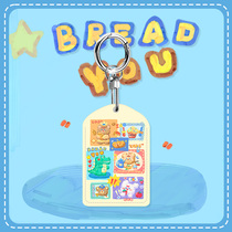 In oil painting small rectangular water droplet card sleeve small rectangular water drip card sleeve elevator access control card keybutton woman