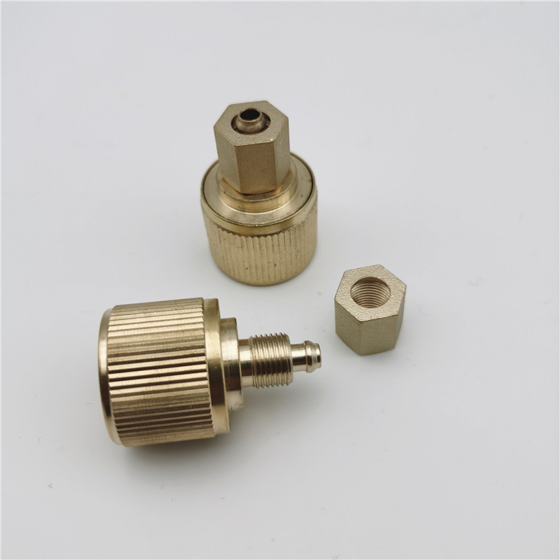 Full copper 2 in charge of quick water connector charge lithium electric car wash water gun connector slim water pipe 5 * 8 pipe quick joint