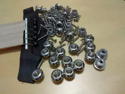 Folk guitar metal anti-rust solid baby bag buckle guitar electric guitar baby bag ring tail nail ukulele nail