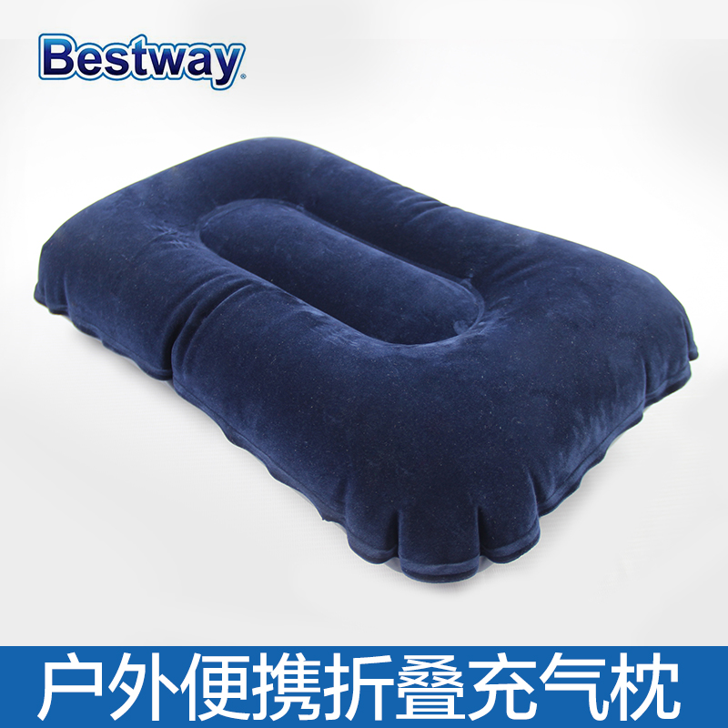 Outdoor inflatable pillow Travel pillow Portable inflatable pillow Siesta camping pillow Comfortable thickened adult home