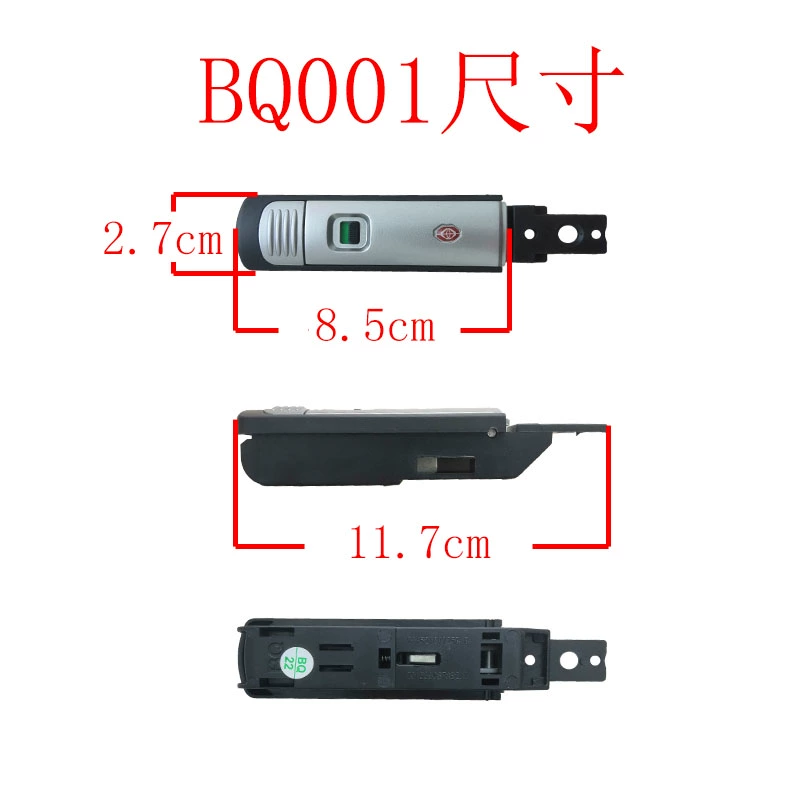 Xe đẩy khóa phụ kiện hành lý BQ001 phụ kiện hành lý hành lý khóa mã khóa hải quan - Phụ kiện hành lý