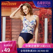 Áo tắm nhiệt sóng nhiệt nữ gợi cảm tụ tập giảm béo bụng bảo thủ áo tắm tam giác Xiêm 82515 - Bộ đồ bơi One Piece