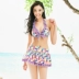 Heatwave sóng nhiệt ren tập hợp thép tấm thời trang chia váy bikini áo tắm nữ 82520 - Bộ đồ bơi hai mảnh áo tắm 2 mảnh yếm Bộ đồ bơi hai mảnh