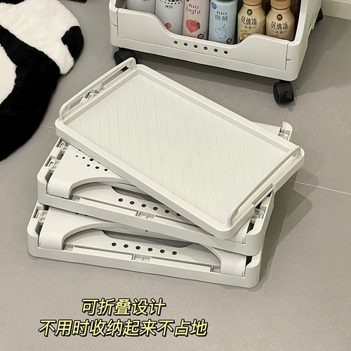 Стеллаж для хранения, тележка для закусок, полка для хранения в гостиной, общежитие, сэндвич, многослойная полка для отделки пола, мобильная стойка для хранения