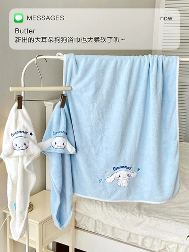 Банное полотенце, быстросохнущее полотенце для волос, милый банный халат для домашнего использования, хорошо впитывает воду