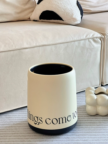 Вместительное и большое высококачественное мусорное ведро для домашнего использования для гостиной, простой и элегантный дизайн