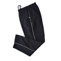 White fine strip school clothes pants navy blue Primary School junior high school students a bar White Side school pants sports long pants