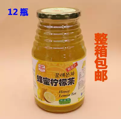 Original imported Korean Canaan Honey Lemon Tea 1000g 75%raw fruit pulp Canaan lemon tea whole piece
