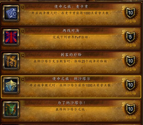 World of Warcraft パワーブースト PvP アチーブメント: アサシンの補給/ツーラインショーダウン ミッション: ナズジャタール メカゴン
