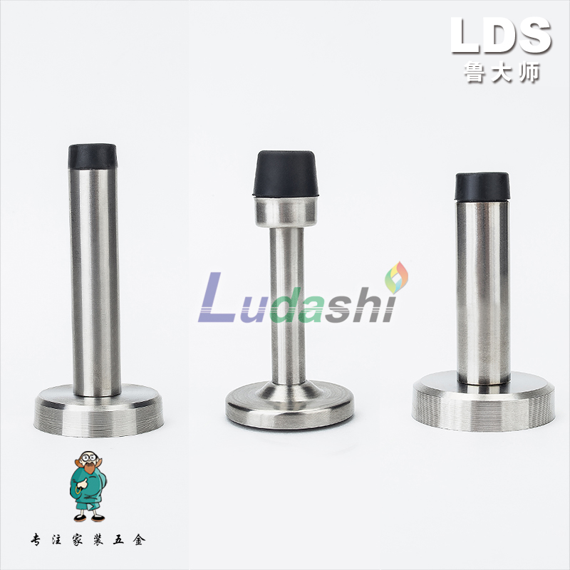 201 stainless steel door bumper door top lengthened door stopper anti-bumper door top rubber door stopper glass door suction door stopper