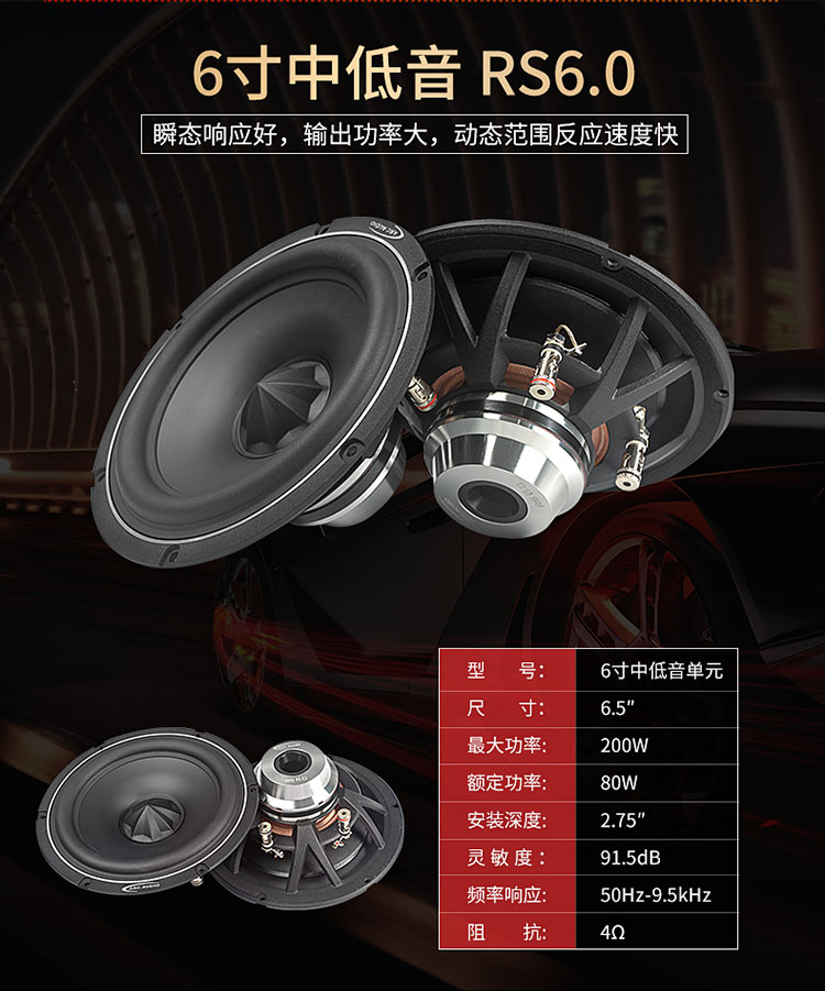 ARC旗舰RS三分频喇叭