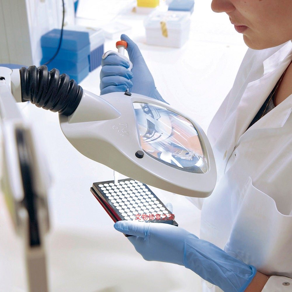 Art Protection Restores Luxo wave led square non - spherical non - shadowless lamp clamp micromagnifying mirror