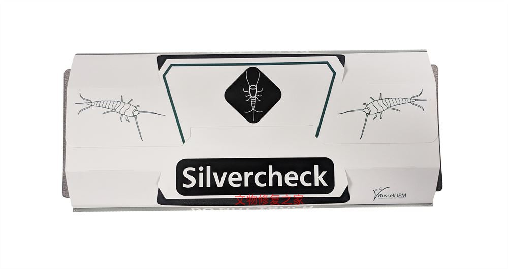Silverfish Trap图书馆库房纸质文物藏书衣鱼捕虫器/蠹虫诱饵盒