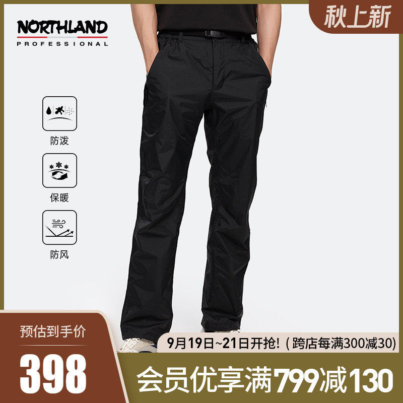 NORTHLAND assault pants men's and women's autumn and winter new outdoor breathable wind-proof, moisture-proof, water-repellent professional sports soft shell pants