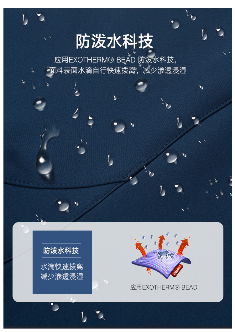 奥地利国宝级品牌 诺诗兰 男士防风防水 四面弹力软壳外套 图2