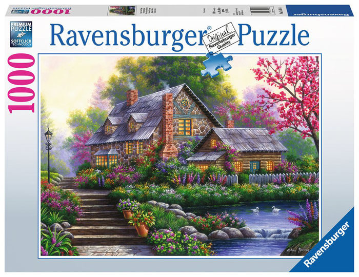 Пазл 睿思ravensburger浪漫小屋拼图1000片德国进口成人益智玩具成年