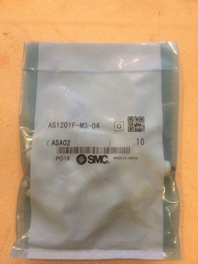 SMC pneumatic quick connector throttle valve speed control connector AS1201F-M3-04 trachea connector SL4-M3