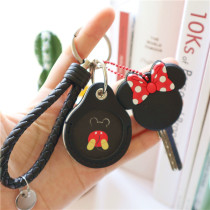 Mickey creative cute cartoon couple water drop shaped community access control card cover Induction door card elevator card protection cover