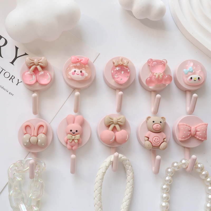 Cartoon Cute Strong Adhesive Hook That Won'T Fall Off, Durable, Sturdy, Traceless Adhesive Hook for Tiles and Walls, Creative Cute Adhesive Hook Cartoon Cute Strong Adhesive Hook That Won'T Fall Off, Durable, Sturdy, Traceless Adhesive Hook for Tiles and Walls, Creative Cute Adhesive Hook