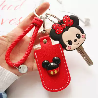 Cute creative water drop Mickey induction access control card Elevator card cover key cover All-in-one mini small bus card cover