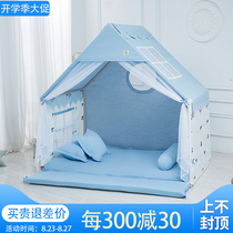 Childrens fabric tent bed boy indoor oversized toy house fence cotton and linen baby boy play house playhouse