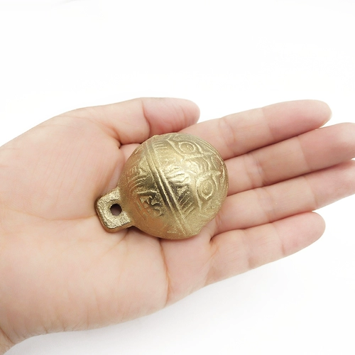 Медный колокольчик, подвеска ручной работы, ручка, аксессуар с аксессуарами, «сделай сам», домашний питомец, котенок, кот