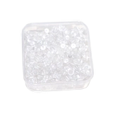 Силиконовый шнурок-держатель, пластиковые гипоаллергенные прозрачные серьги