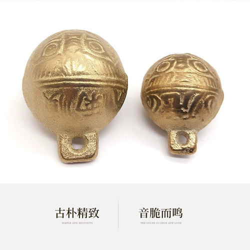 Медный колокольчик, подвеска ручной работы, ручка, аксессуар с аксессуарами, «сделай сам», домашний питомец, котенок, кот