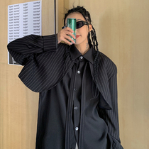 How To Foam Chic Port Wind Double-sided Shirt Woman 2022 Spring New Loose Design Sensation with little blouses