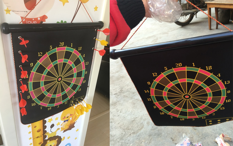 Phi tiêu đặt phi tiêu từ tính trẻ em hai bên phi tiêu lớn mục tiêu an toàn nam châm đánh dấu bay - Darts / Table football / Giải trí trong nhà phi tiêu 8 cánh