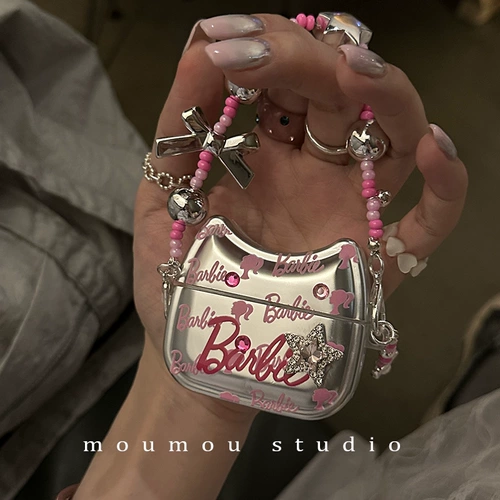 Moumou Studio Япония и Южная Корея Сумка Звезда Стар -Стар -Алмаз применимо Apple Bluetooth милые Airpods 2 Защитные корпусы Girl Pro Chain