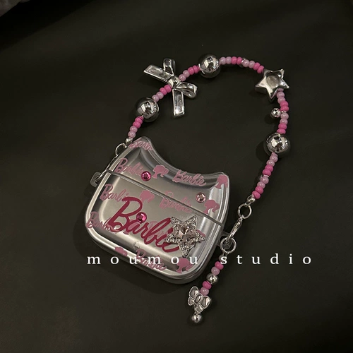 Moumou Studio Япония и Южная Корея Сумка Звезда Стар -Стар -Алмаз применимо Apple Bluetooth милые Airpods 2 Защитные корпусы Girl Pro Chain