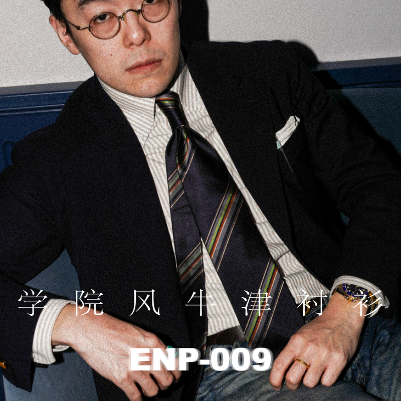 【College Style Oxford Shirt】Enp Ivy Style Ocbd Pointed Collar Buttoned Long Sleeve Shirt
