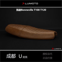 Luimoto Canada Triumph BonnevilleT100 T120 modified manual cushion cover seat cushion leather spot