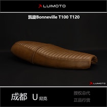 Luimoto Canada Triumph BonnevilleT100 T120 modified manual cushion cover seat cushion leather spot