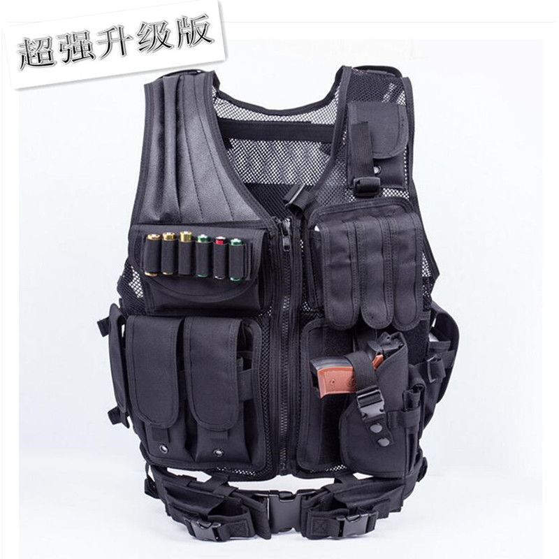 Gerei multifunction Tactical vest live-action CS equipped breathable on-duty military training Tactical waistcoat with belt