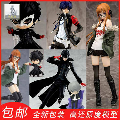"Strange Tales Record: Rainomiya Ren figurine, Sakura Futaba Model, Miyuki Minami Peripheral, Riki Yuki Figurine, Akechi Goro 3D.