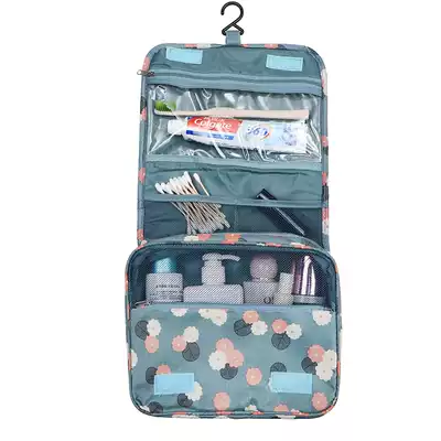 Jiamengshi travel waterproof girl heart cosmetic bag small portable net red wash bag multi-function storage bag box