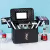 Cosmetic bag large capacity multi-function portable simple square product suitcase size number Korean double multi-layer storage box female