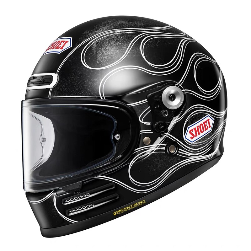 Shoei Glamster Leopard German Peace Dove Lucky Cat Harley Latte Retro Motorcycle Helmet