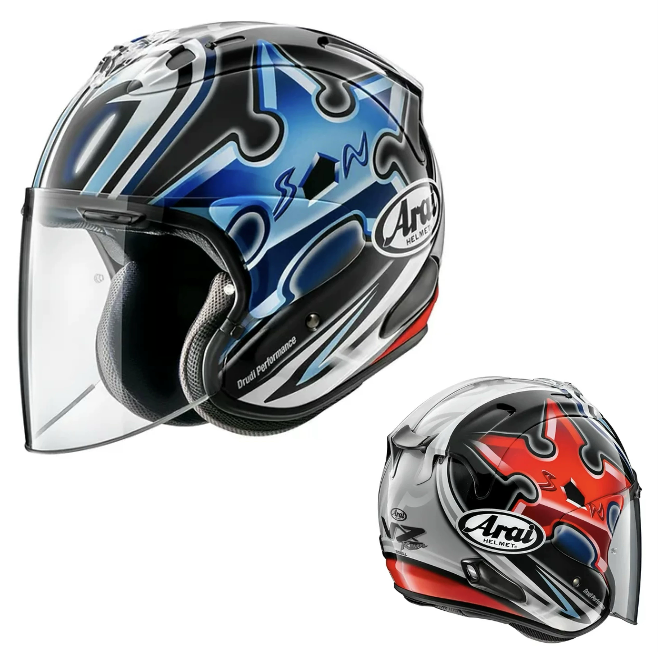 Сертифицированный SNELL шлем ARAI VZ-RAM всесезонный мотоциклетный шлем для взрослых, шлем 3/4, материал углеродистого волокна SRC