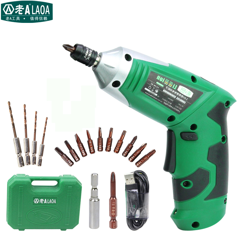 Old A 3 6V portable lithium electric screw driver LA416336 charging electric screw driver electric screwdrivers electric screwdrivers