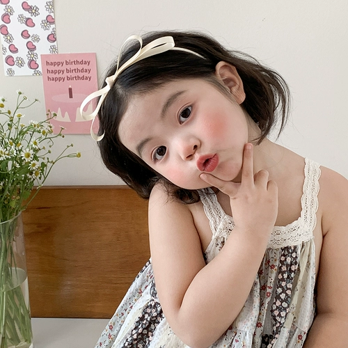 Универсальная лента с бантиком, заколка для волос, ободок для девочек, детские шпильки для волос, аксессуар для волос для принцессы