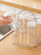 Cup holder household tea set upside down drainage cup holder dustproof tea cup glass cup creative storage storage rack